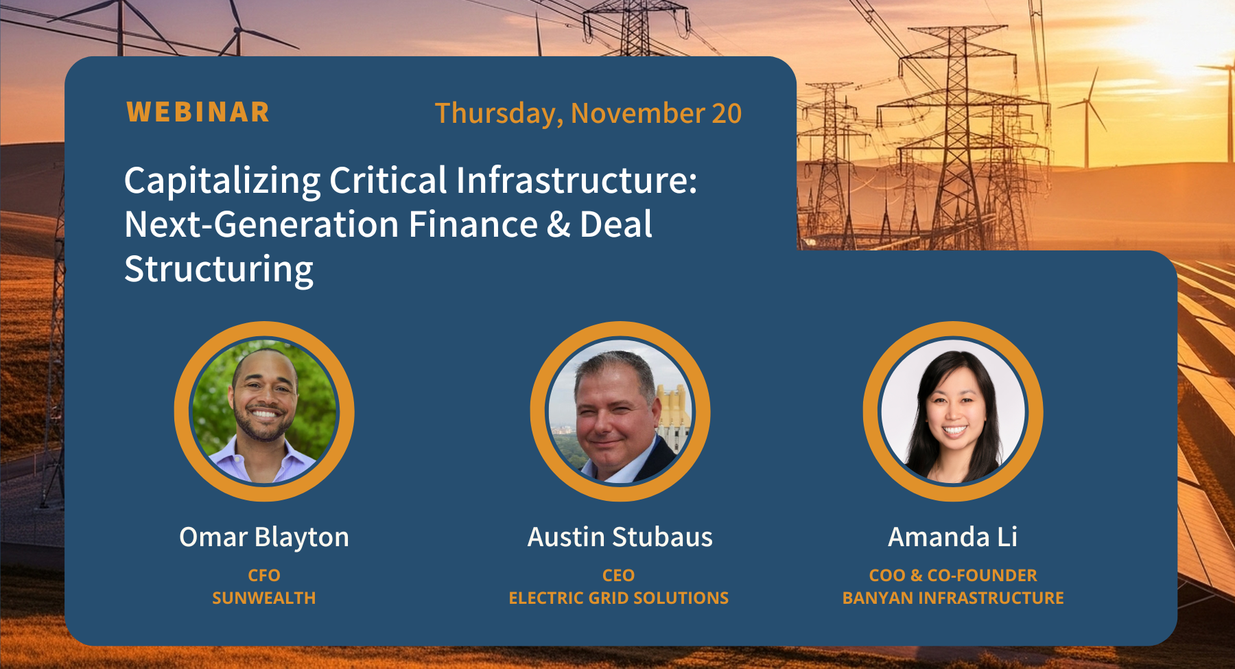 Capitalizing Critical Infrastructure: Next-Generation Finance and Deal Structuring