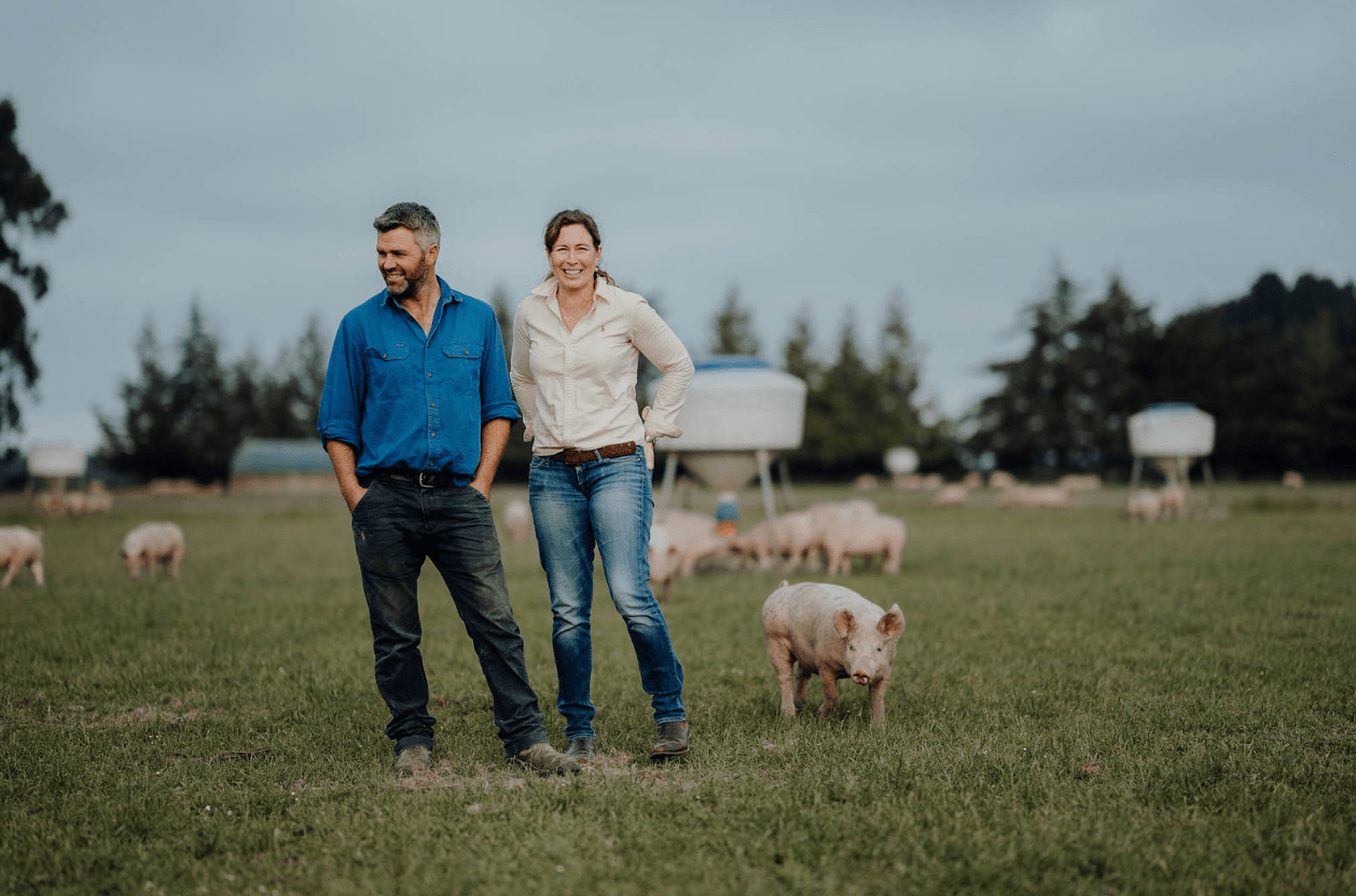 Angela and Hamish Cottle from Higher Grounds