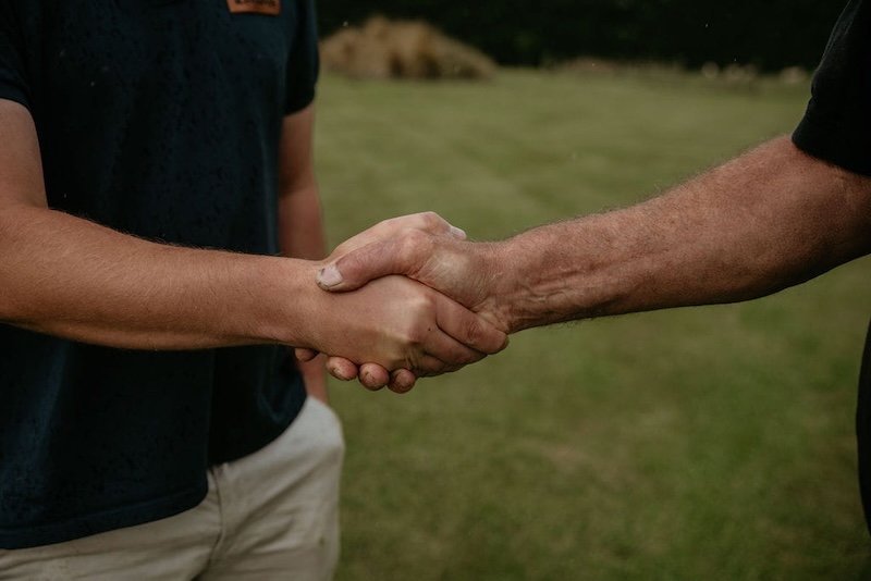 Community of farmers working together