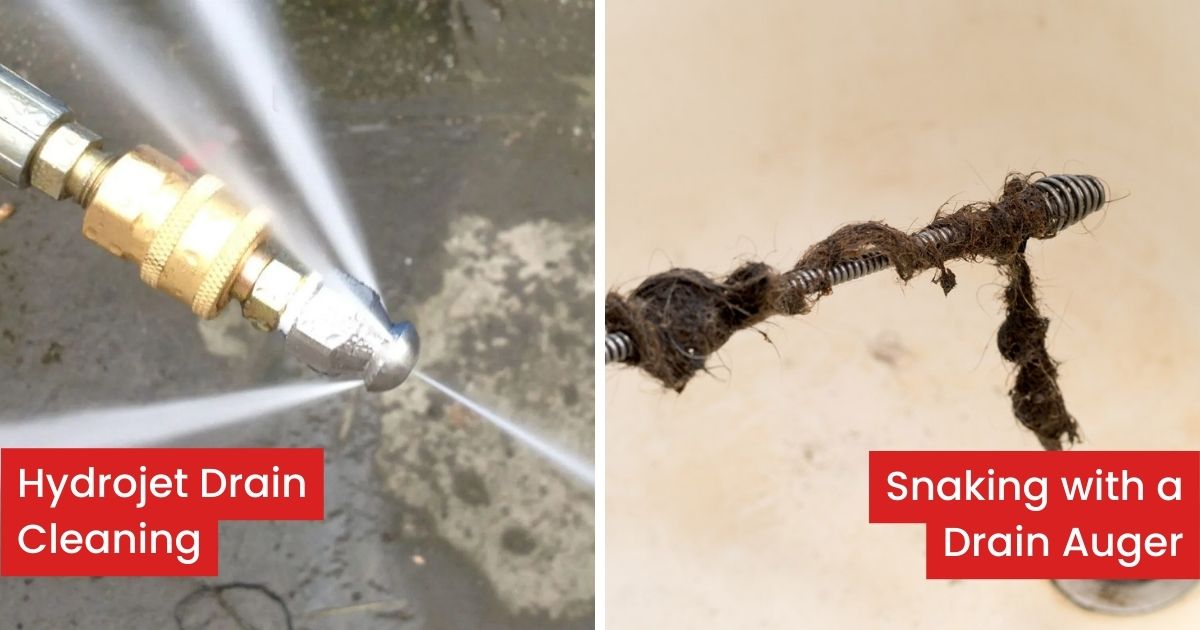 Hydrojet Drain Cleaning vs Snaking