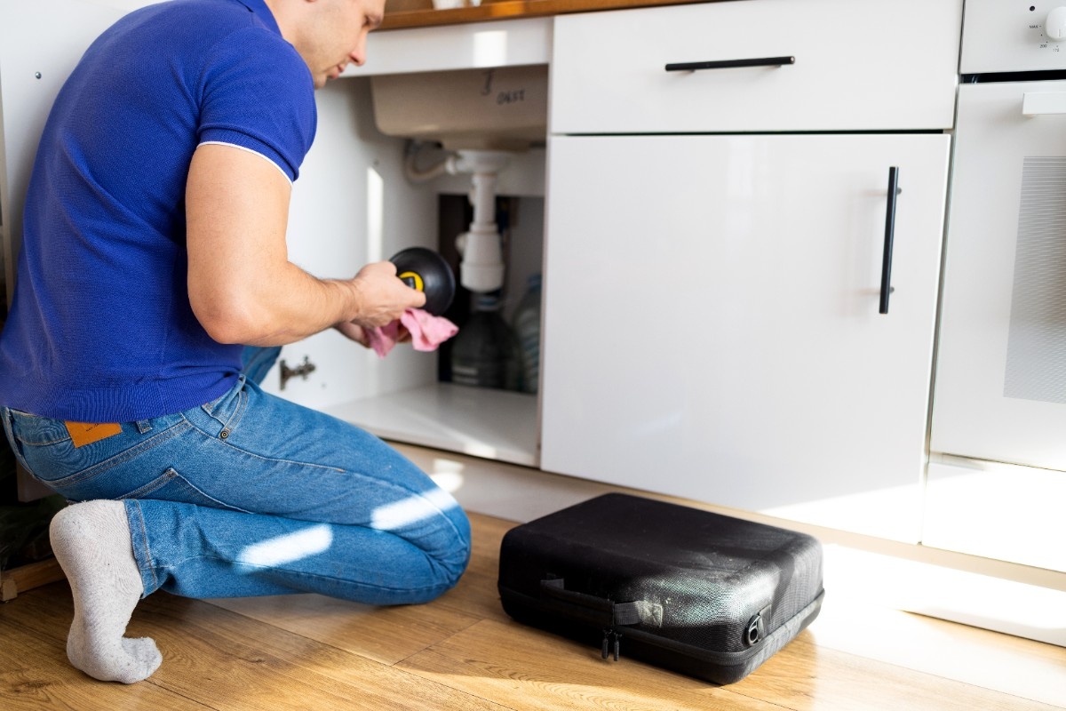 Sewer scope inspection in progress before buying a home in Seattle
