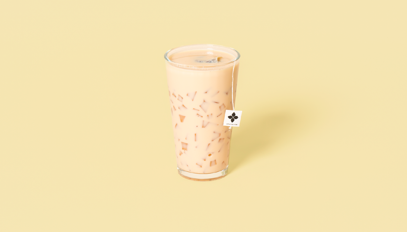 Iced English Breakfast Tea Latte (16 oz)