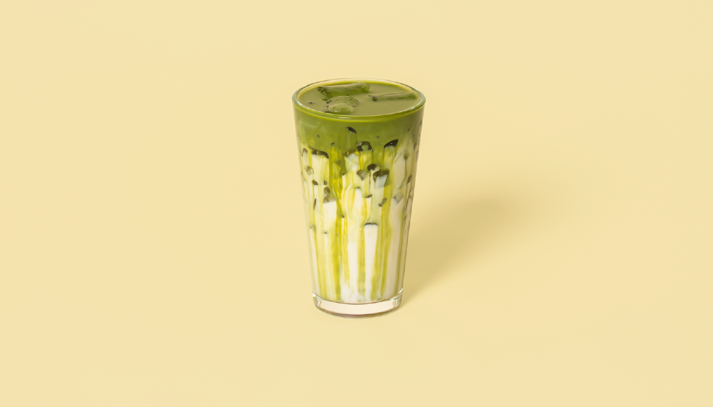 Iced Honey Lavender Matcha Latte (16 oz)