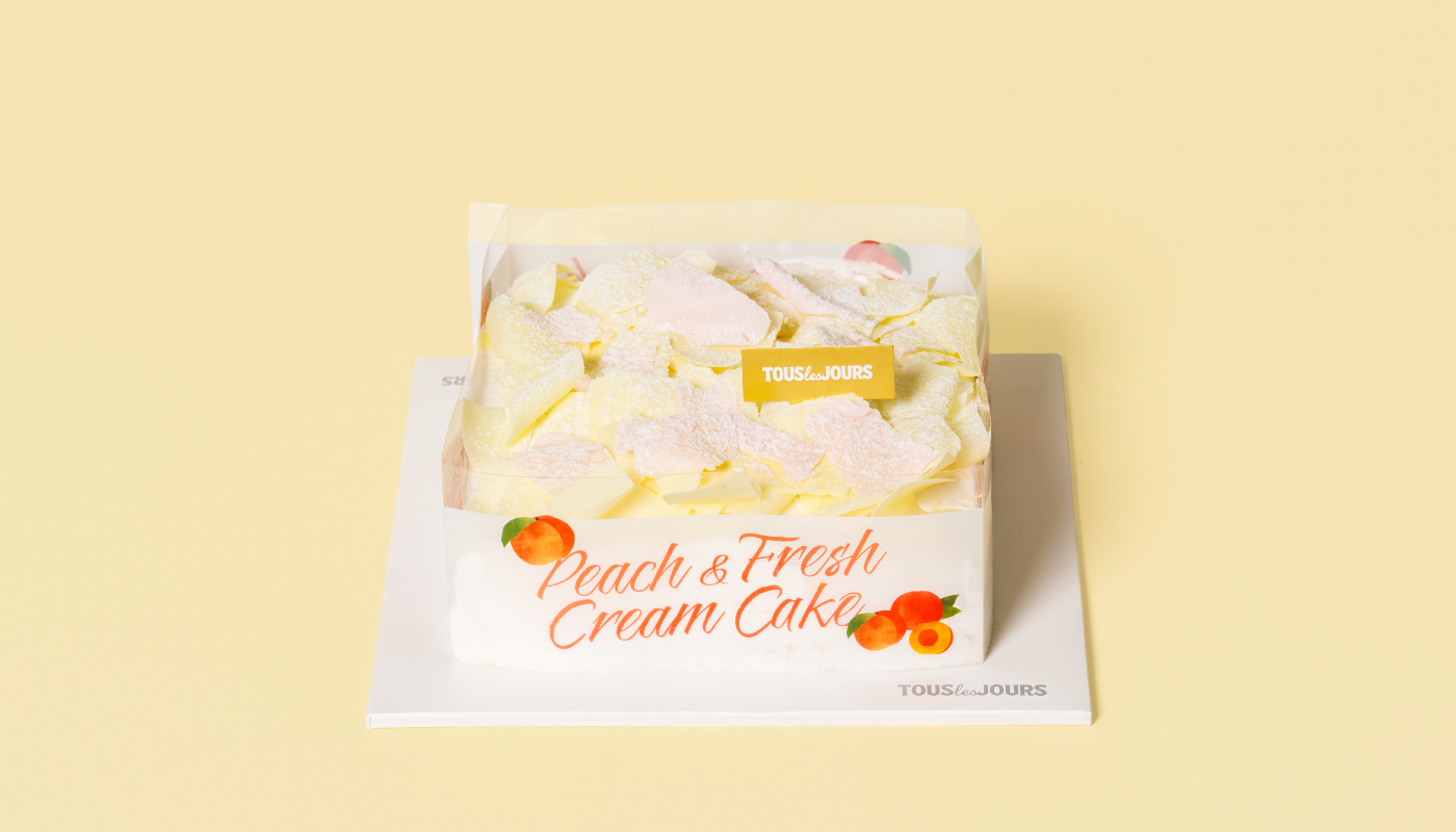 Peach Cream Cake
