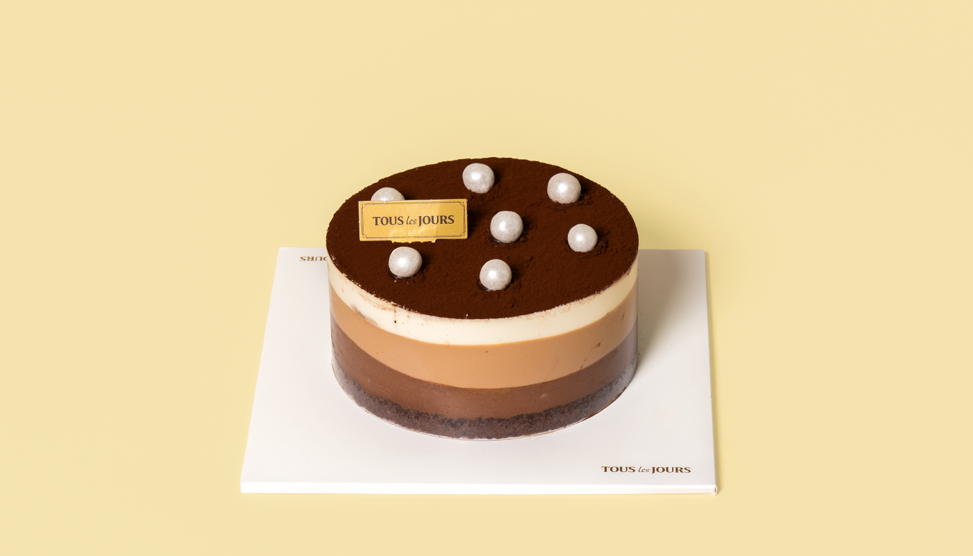 Triple Chocolate Mousse Cake