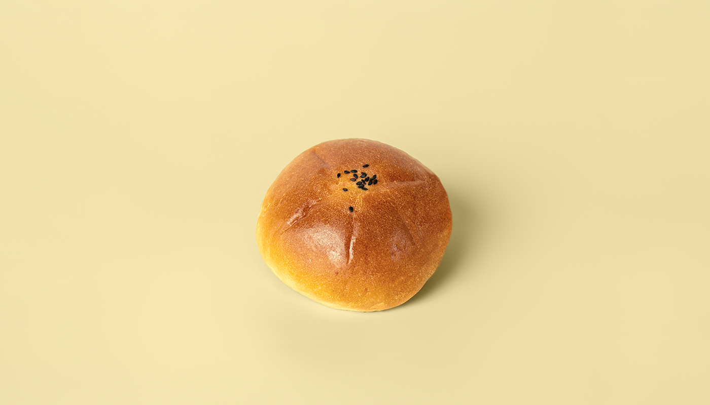 Milk Cream Red Bean Bread