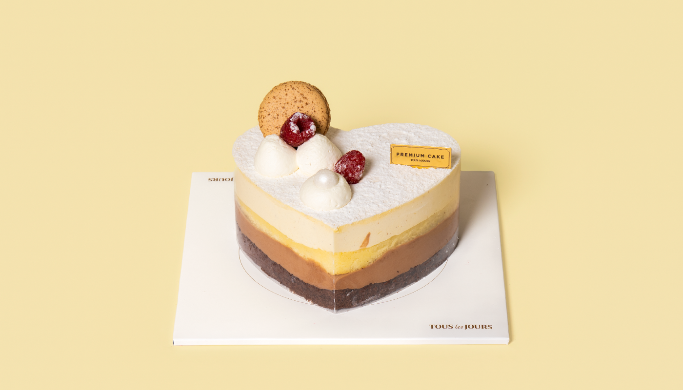 Vanilla Choco Mousse Cake #1 (Serves 6)