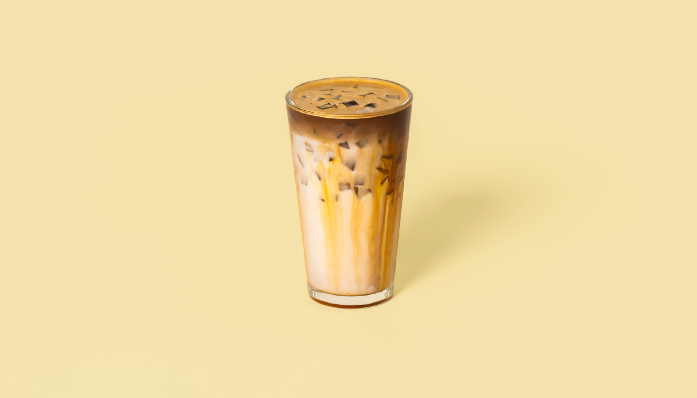 16oz Iced Caramel Macchiato