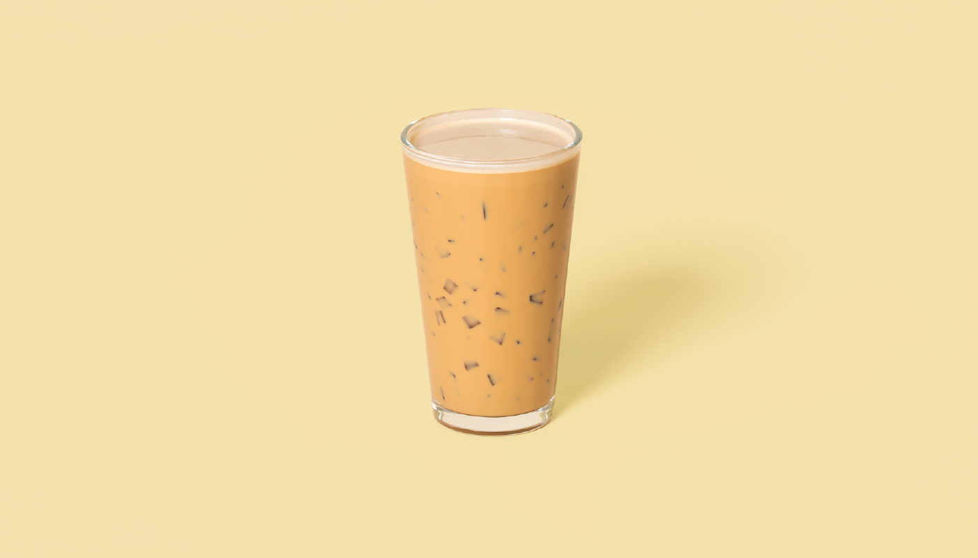 16oz Iced Vanilla Latte