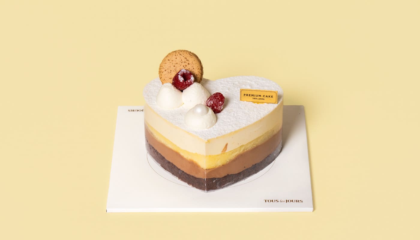 Vanilla Choco Mousse Cake #1 (Serves 6)