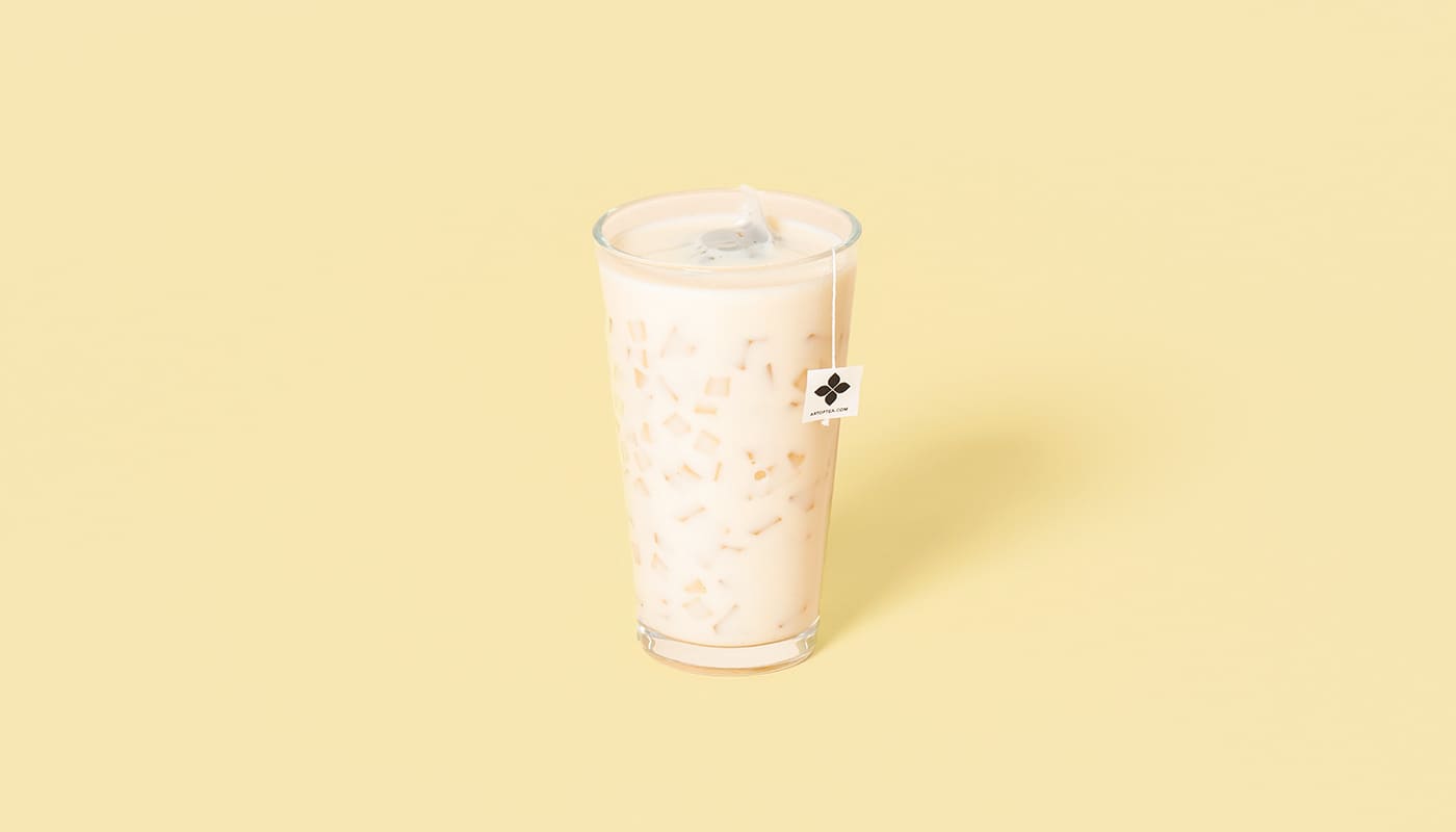 16oz Iced Green Pomegranate Tea Latte