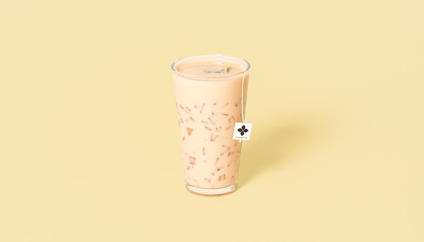 16oz Iced English Breakfast Tea Latte