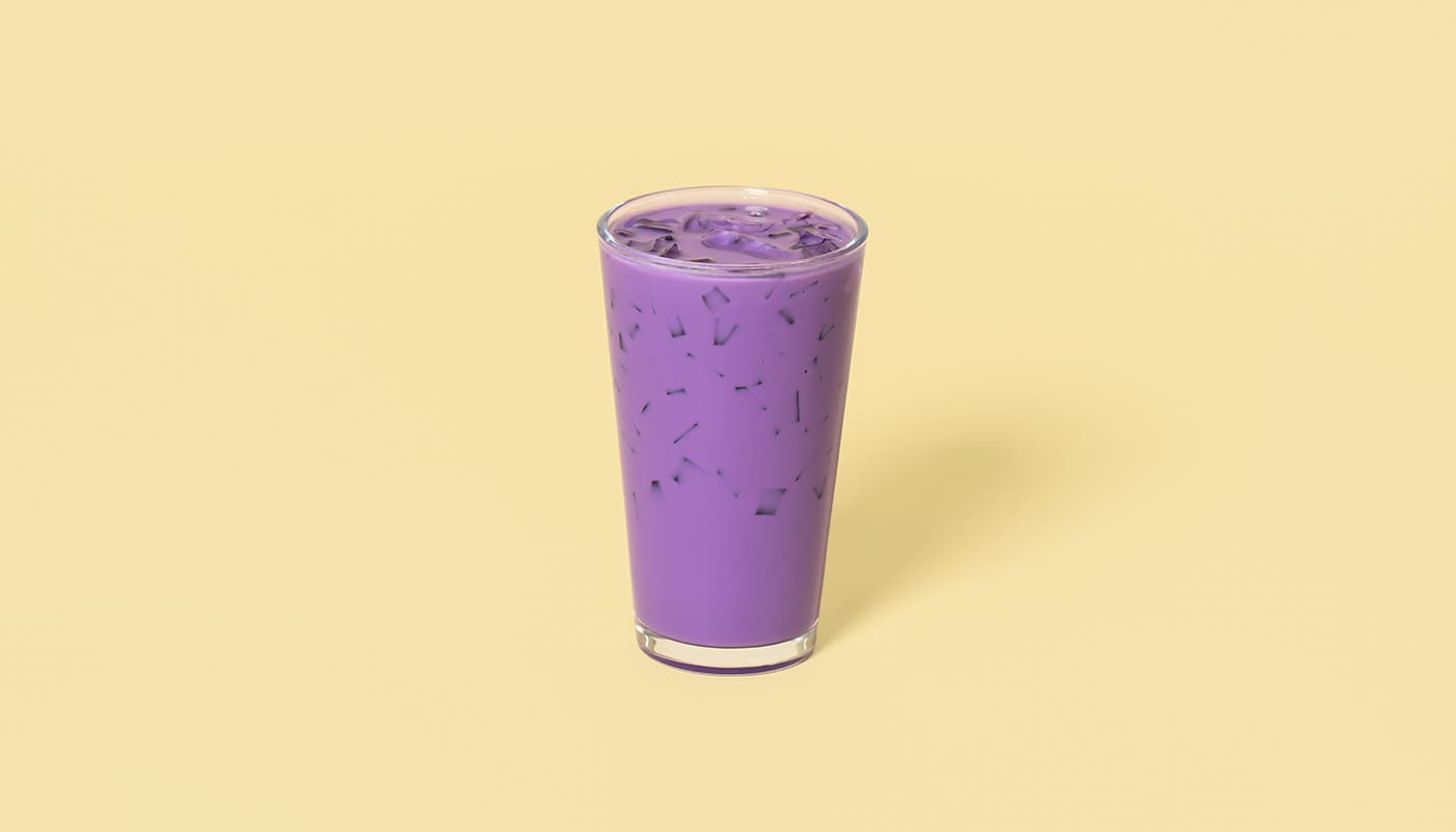 16oz Iced Ube Latte