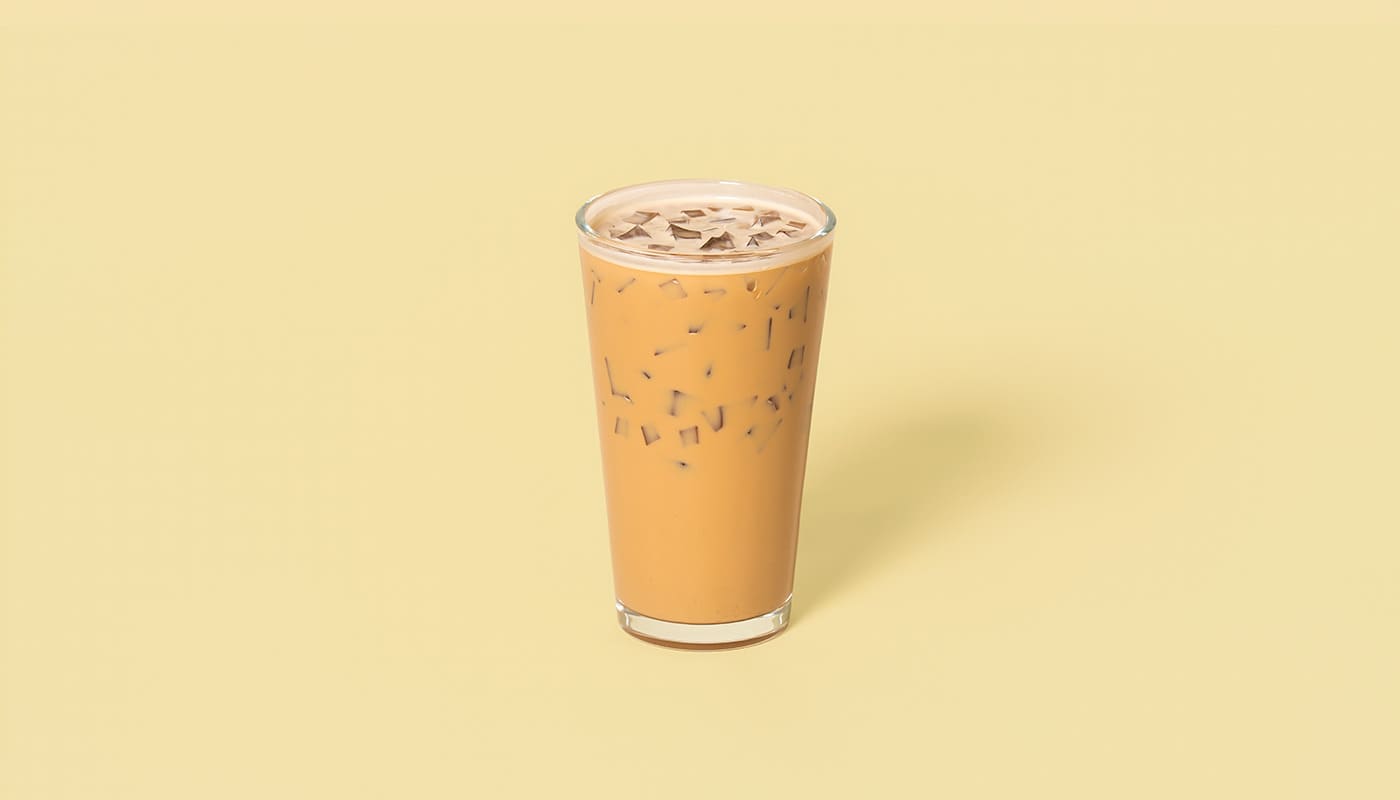 16oz Iced Hazelnut Latte