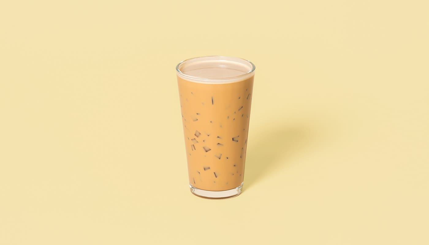 16oz Iced Vanilla Latte