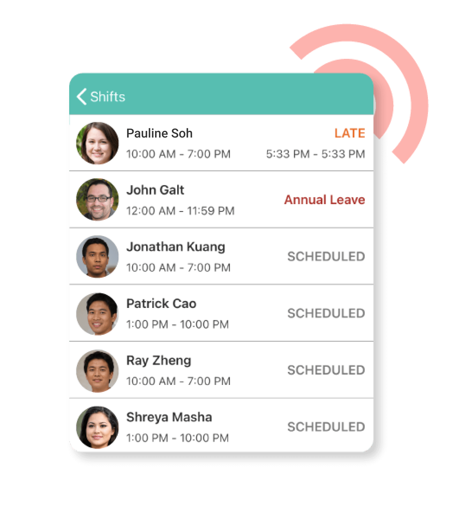 Open Shift Scheduling Screengrab