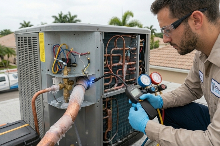 The "Ghost Leak": Why Your AC is Losing Refrigerant in the Summer Heat