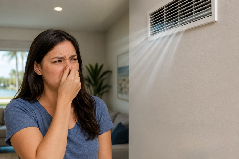 Why Does My AC Smell Like Dirty Socks? South Florida HVAC Odor Fix Guide