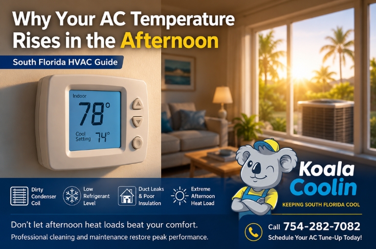 Why Your AC Temperature Rises in the Afternoon (South Florida HVAC Guide)