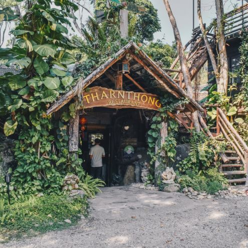 Restaurant entrance.