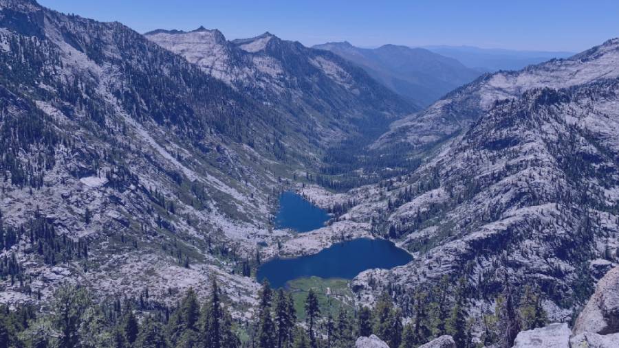 Landscape photo of the trinity mountains