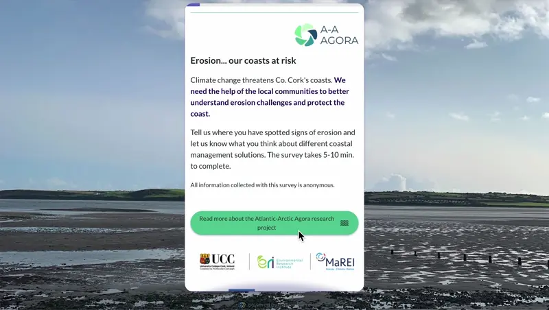 pop-up questionnaire Maptionnaire