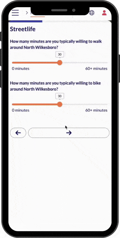 A demo from the Maptionnaire survey