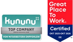 kununu and great place to work badges