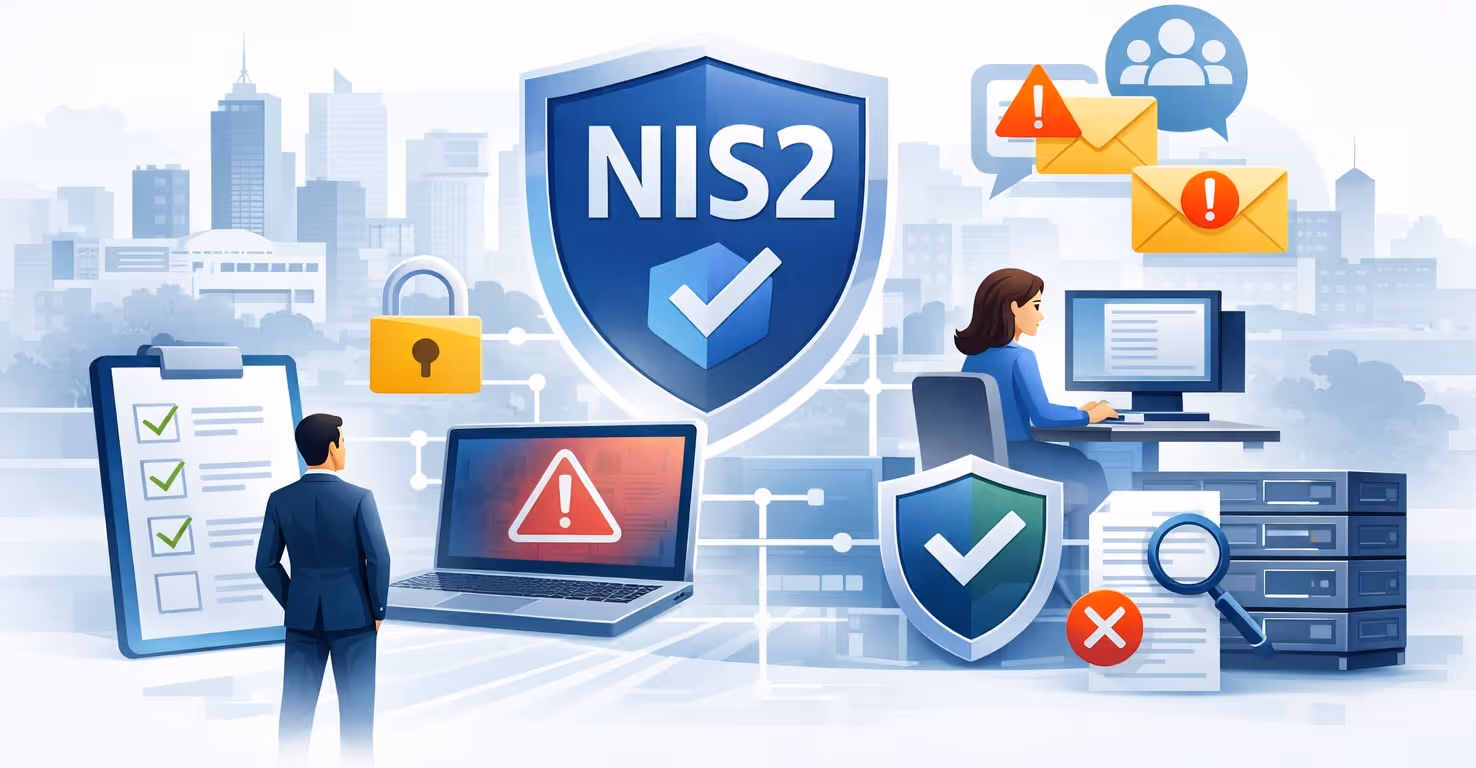 Illustration representing NIS2 cybersecurity