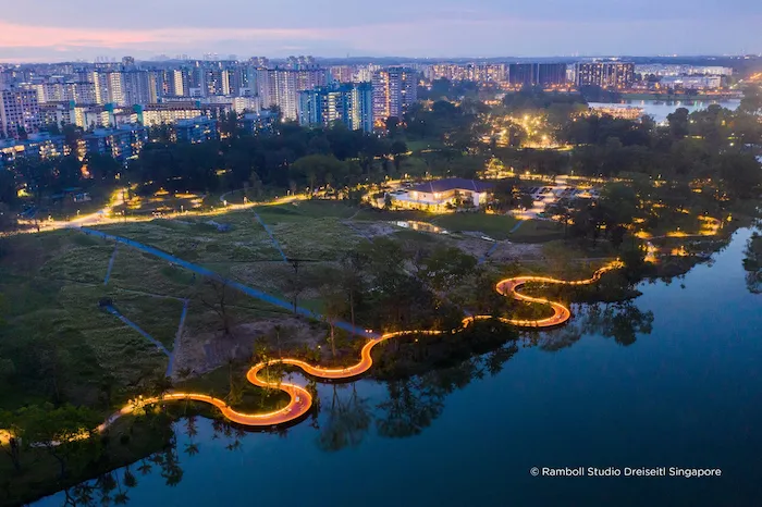 Aerial view of Jurong