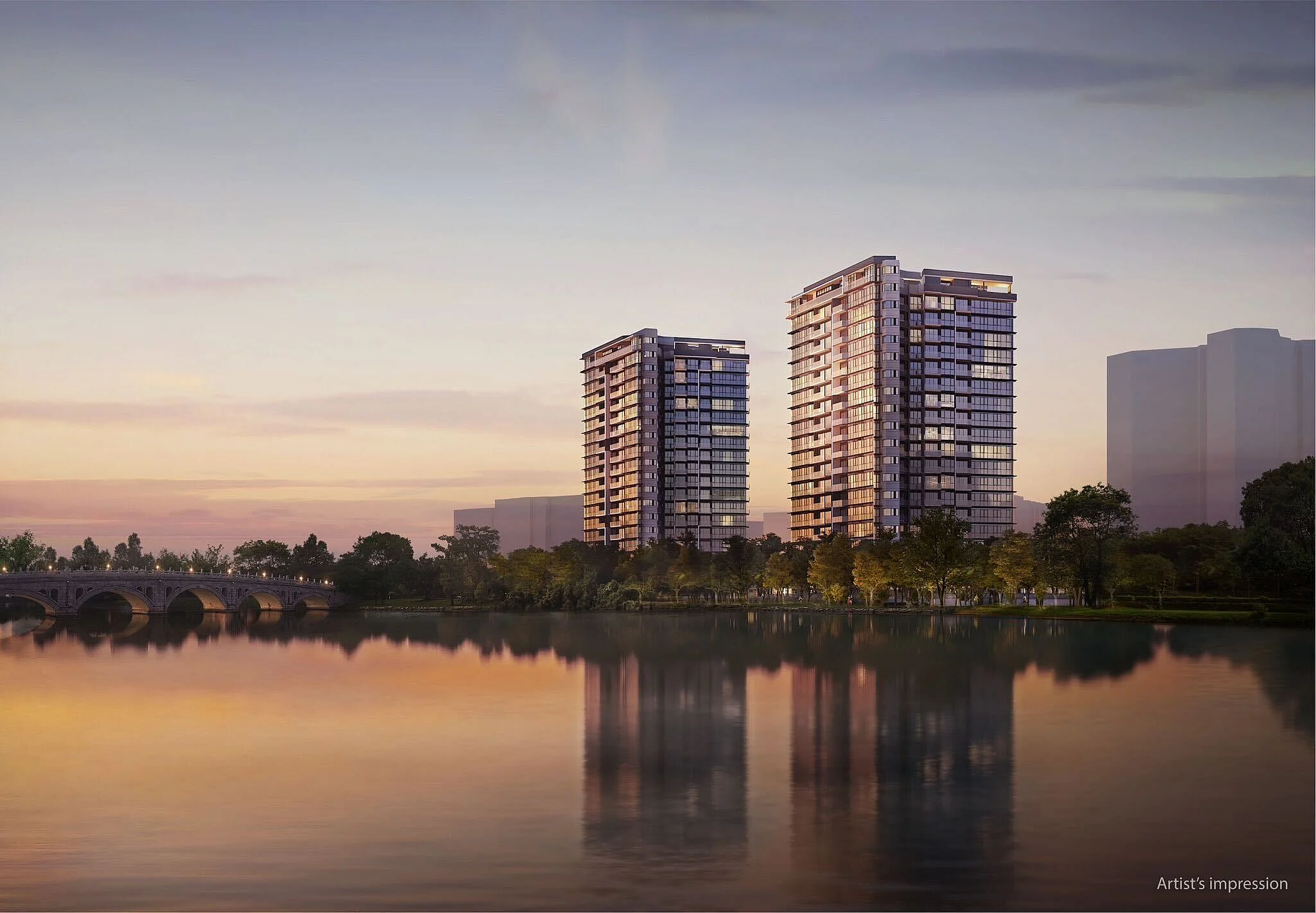 Lakegarden condominiums in District 22, Singapore