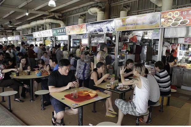 A food centre in Jurong