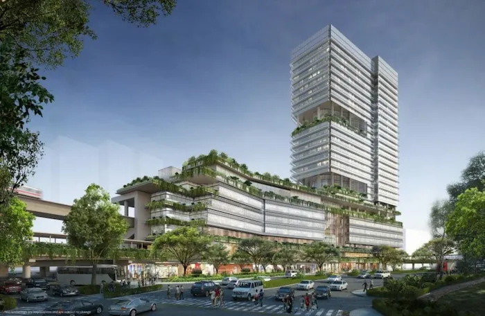 Jurong Lake District - Green rooftop terrace