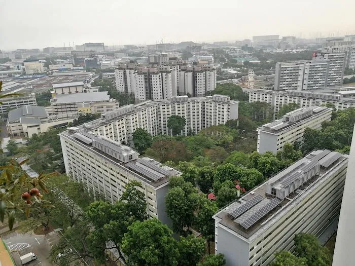 An aerial view of the beautiful city of Boon Lay
