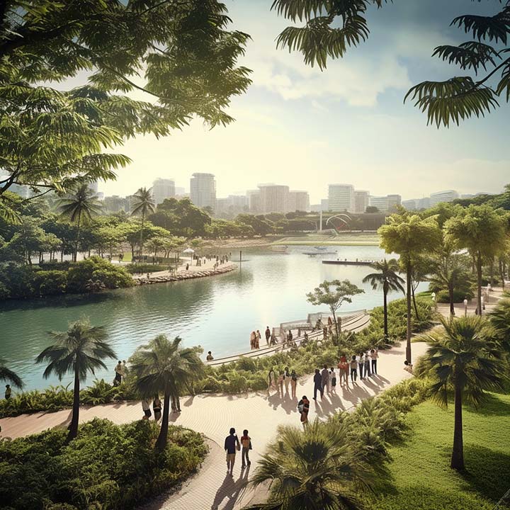 Jurong Lake Distict Juong Lake Gardens