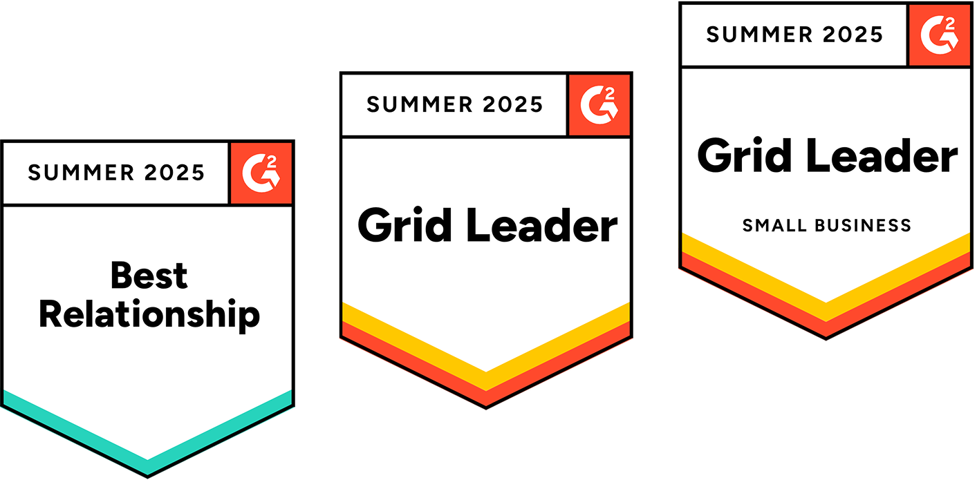 G2 Summer 2025 Badges.