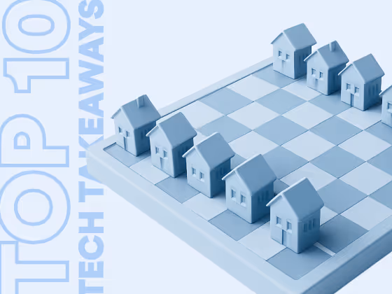 Chess board with houses with roofs with the title Top 10 Takeaways