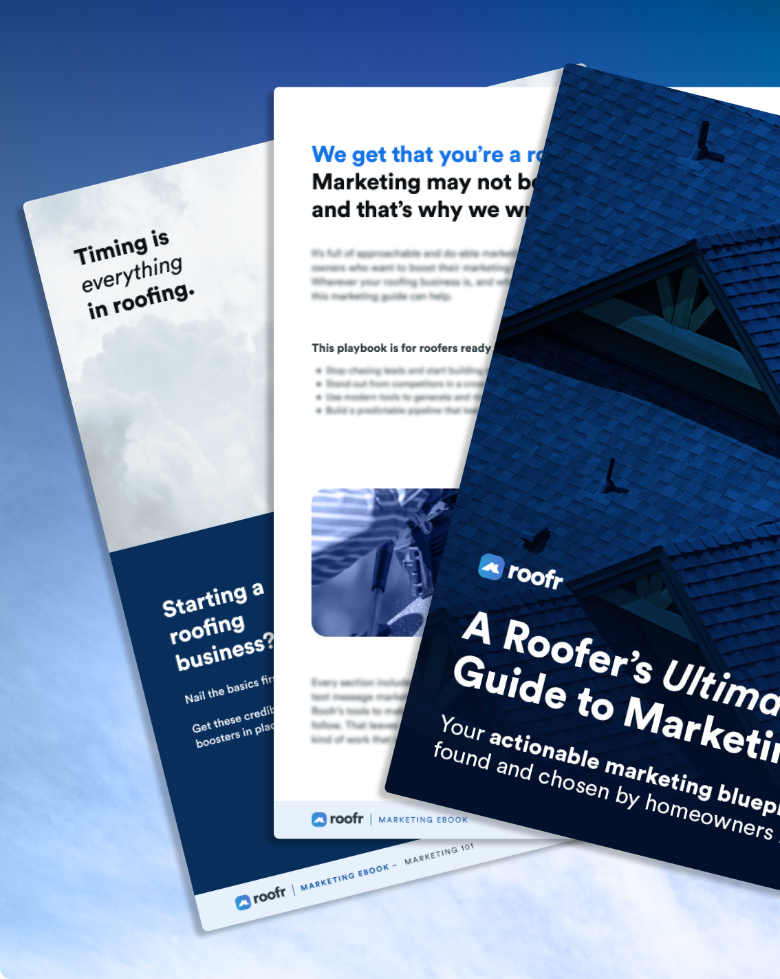 preview of the ultimate guide to marketing for roofers