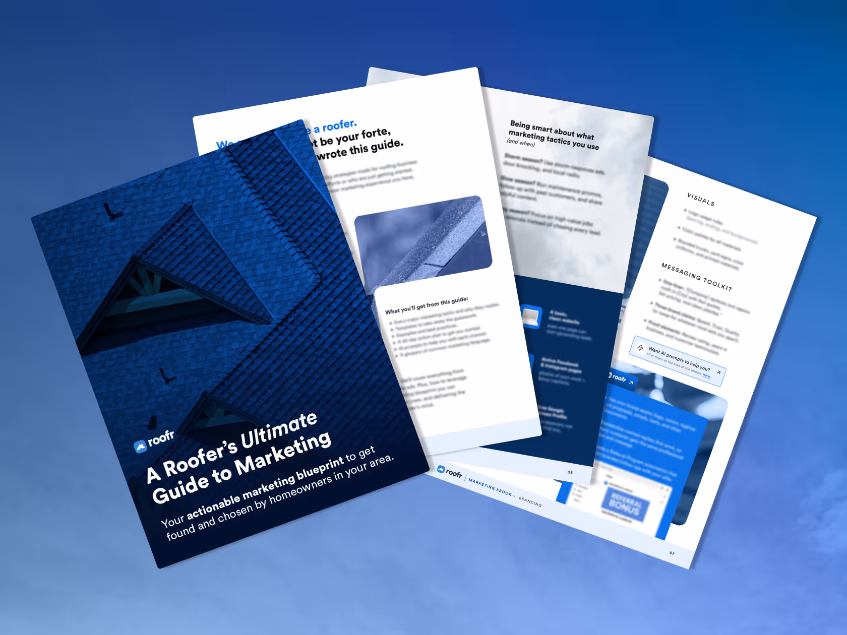 First few pages of the marketing ebook guide