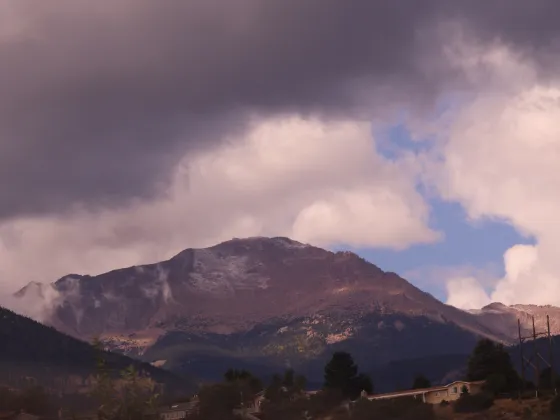 Pikes Peak in Colorado Springs, Colorado.