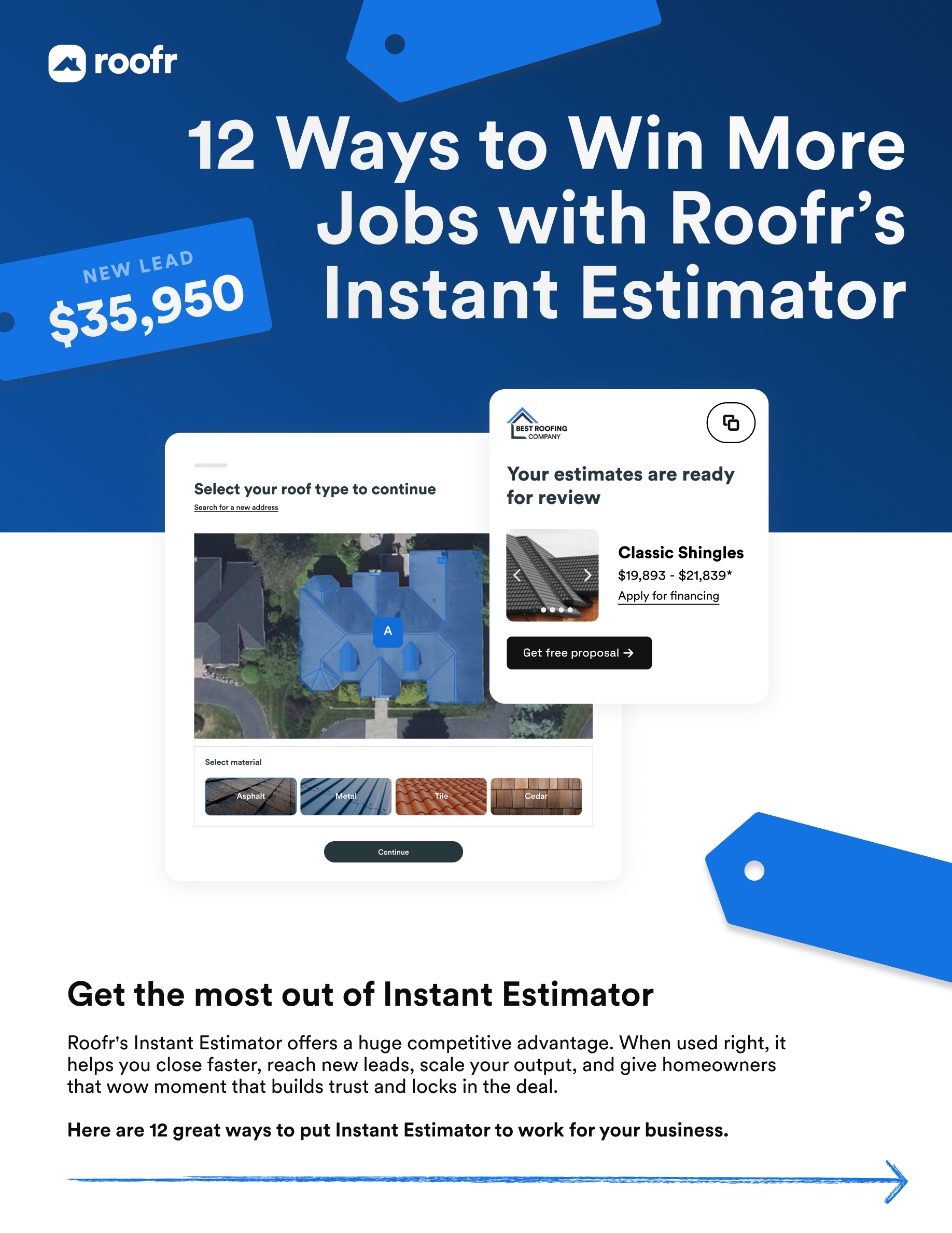 12 Ways to Win More Jobs with Roofr's Instant Estimator