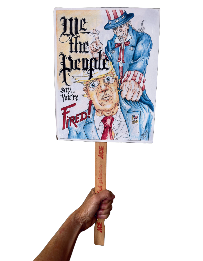 Protest Poster of President Trump