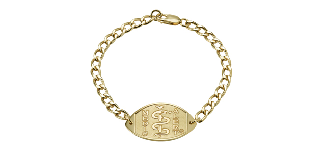 Small 10K Gold Plated Bracelet