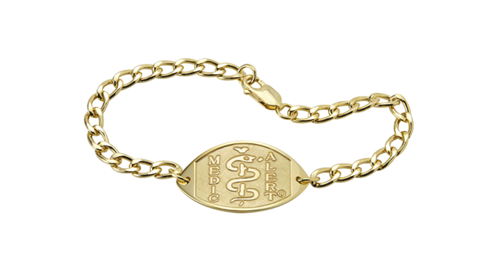 Petite 10K Gold Plated Bracelet