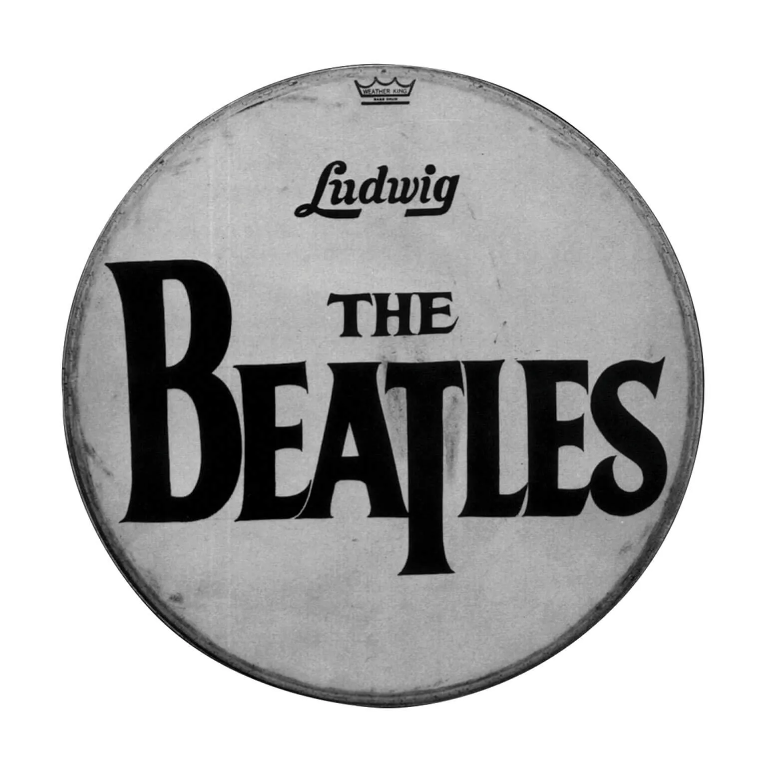 The drumhead from the Beatles' Ed Sullivan debut was sold at Julien's auction in Beverly Hills, CA, for $2.125 million