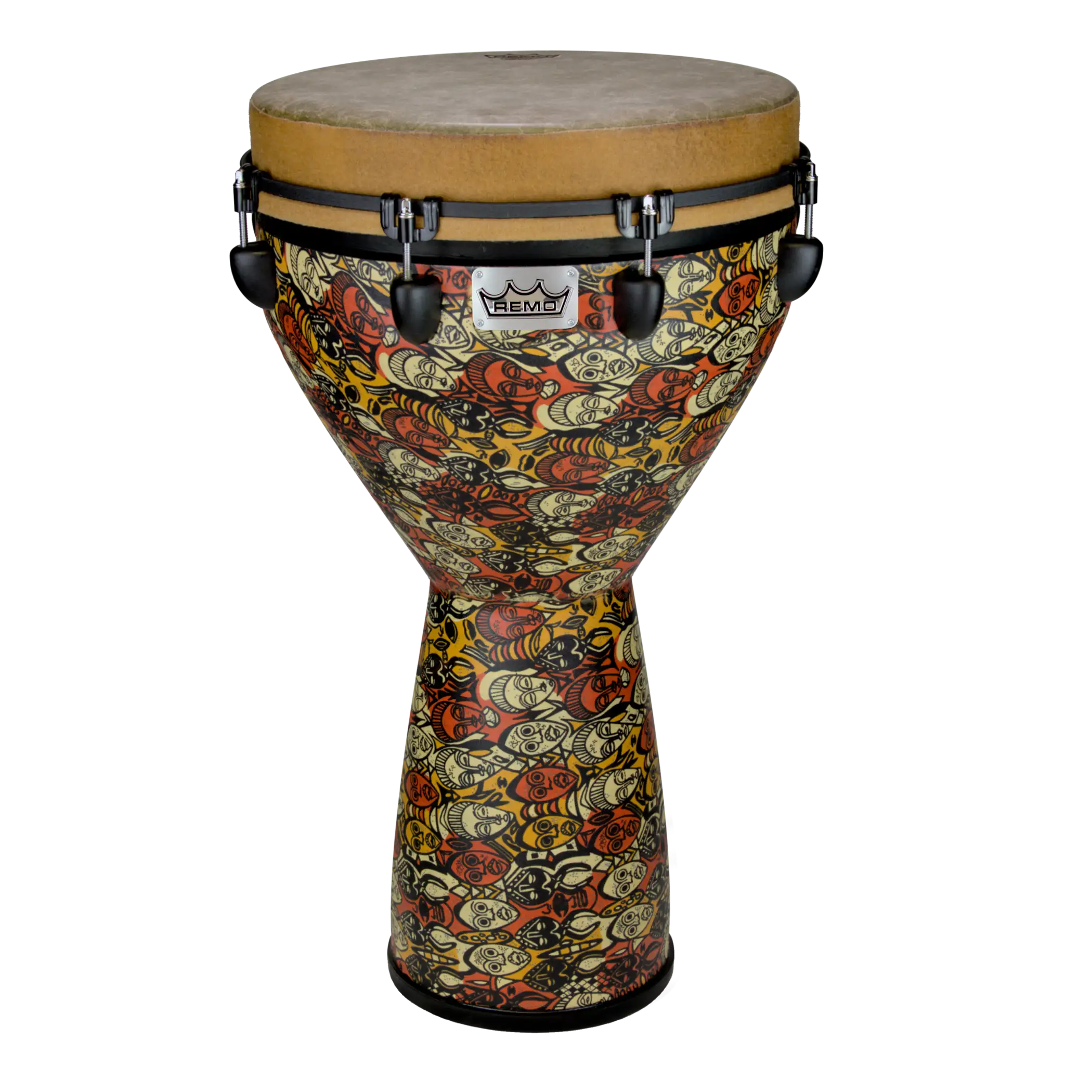 The Mondo™ Djembe features full-range tuning with rich, warm bass and well-defined slap tones, making it the most user-friendly Djembe worldwide.
