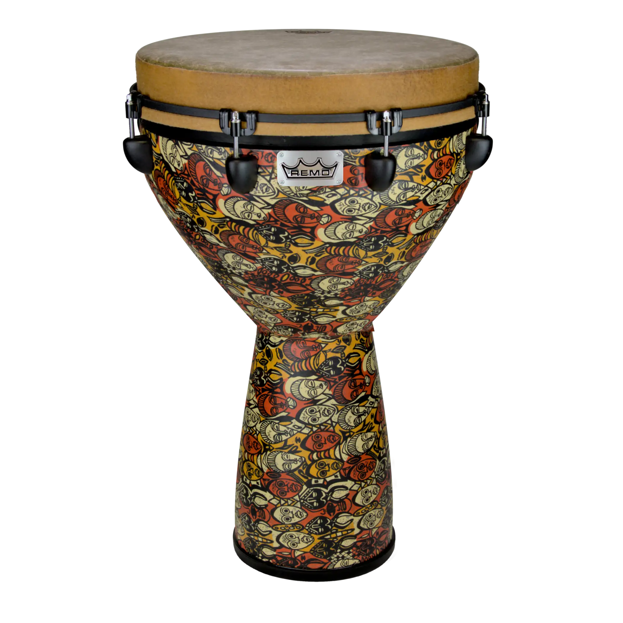 The Mondo™ Djembe features full-range tuning with rich, warm bass and well-defined slap tones, making it the most user-friendly Djembe worldwide.