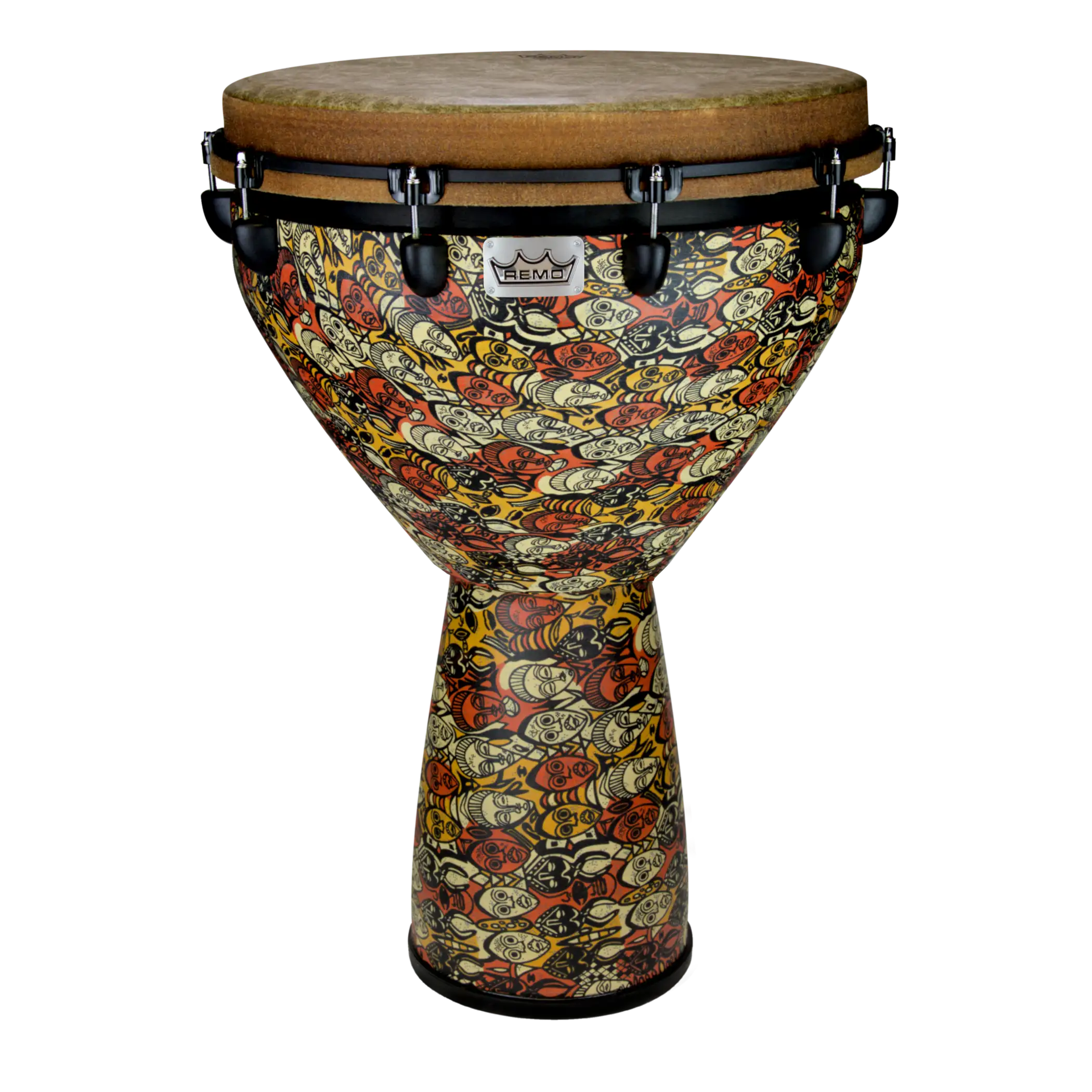The Mondo™ Djembe features full-range tuning with rich, warm bass and well-defined slap tones, making it the most user-friendly Djembe worldwide.