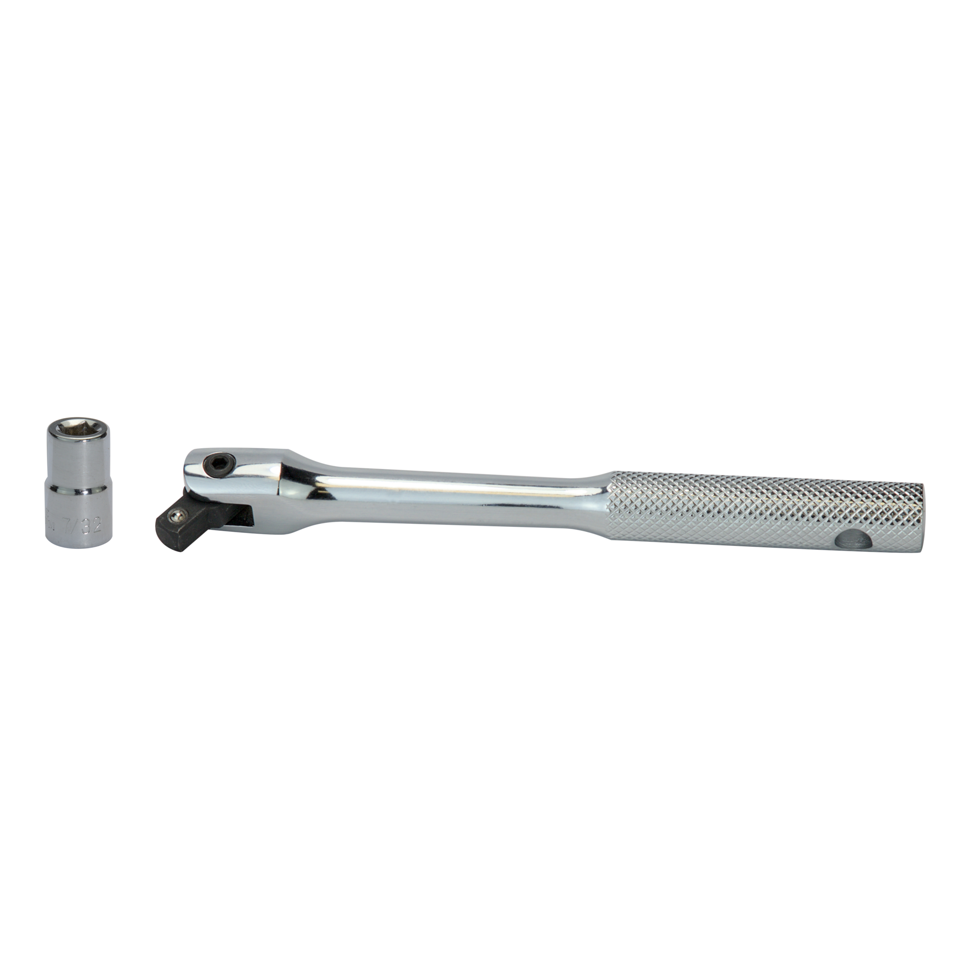 The Swivel Multi Drum Key features an easy grip handle with 1/4" drive and a 7/32 drum key socket to tune Remo's Djembe, Tubano®, Surdo, Repinique,Tan Tan, Ashiko, Ngoma, Bahia Bass, Toms, Snares and Bass drums.