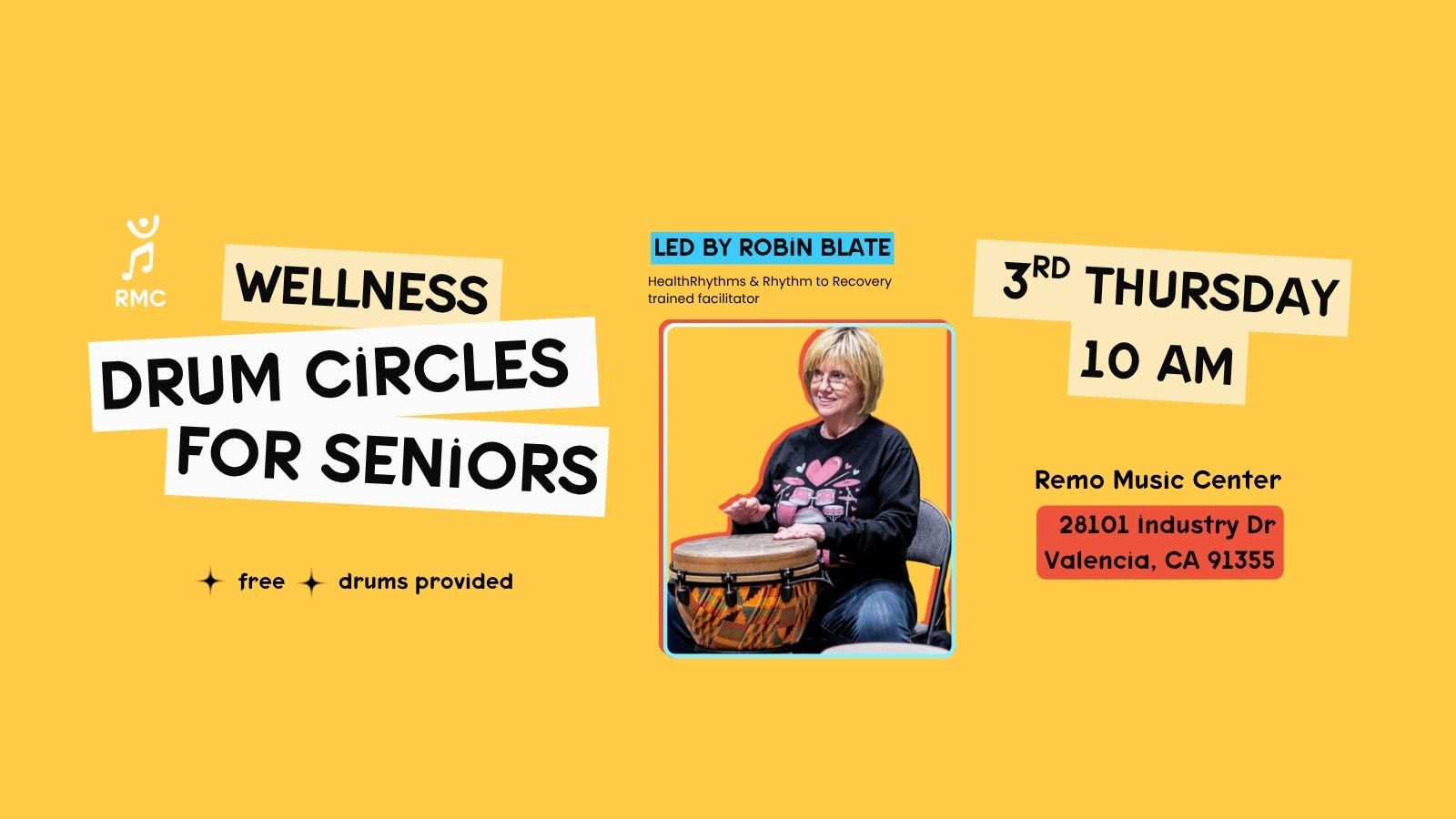 Wellness Drum Circle for Seniors